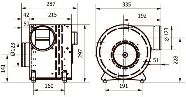Вентилятор для каміна Darco AnEco 1, 400м&sup3; ANeco1 фото