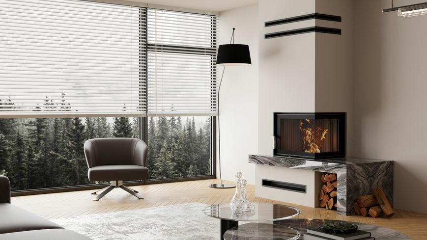 Камінна топка BOKAR 655045 R (14,5 kW) black ceramatex 645045b R фото