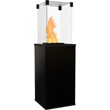 Газовий обігрівач Kratki PATIO керамограніт COLLECTION NERO ASSOLUTO - ручне управління PATIO/M/G30/37MBAR/Q/C/N/A фото
