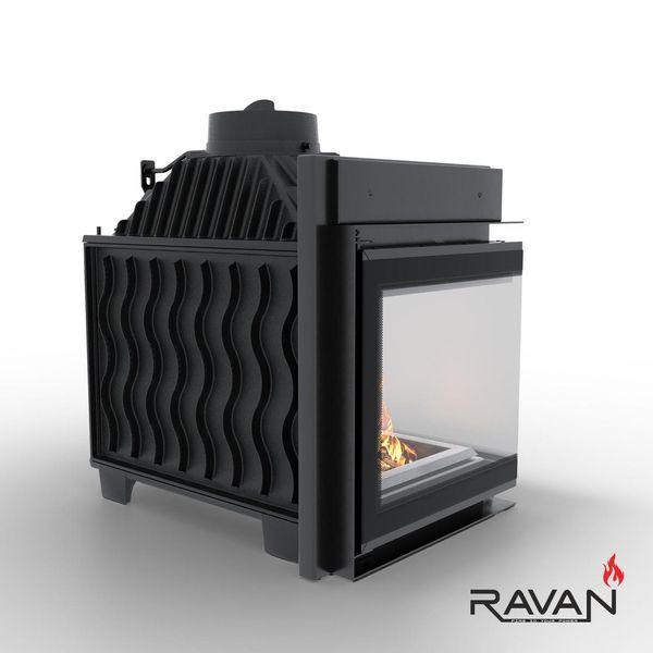 Камінна топка на дровах Ravan Чавунна кутова топка IMPERIAL 700 L 16 кВт IMPERIAL 700 L фото