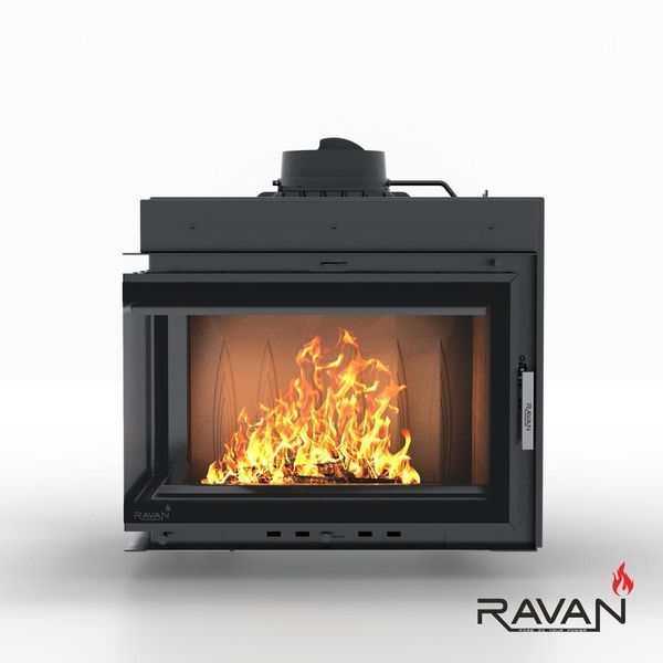 Камінна топка на дровах Ravan Чавунна кутова топка IMPERIAL 700 L 16 кВт IMPERIAL 700 L фото