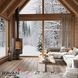Чавунні печі каміни на дровах для дому Ravan Піч камін Auron 12 кВт Auron фото 6