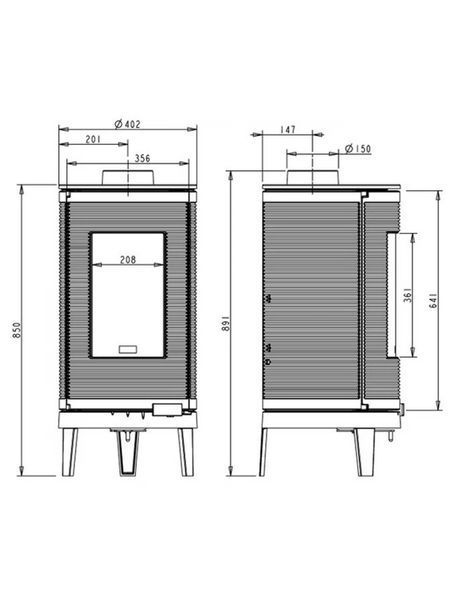Чавунна піч Invicta OKINO 6105-44 фото
