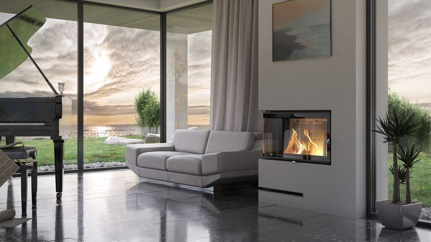 Камінна топка Defro Home INTRA ME BL SLIM INTRA SLIM ME BL фото
