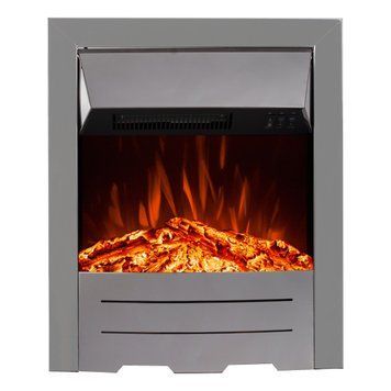 Електрокамін Aflamo DEXTER Silver dexter silver фото