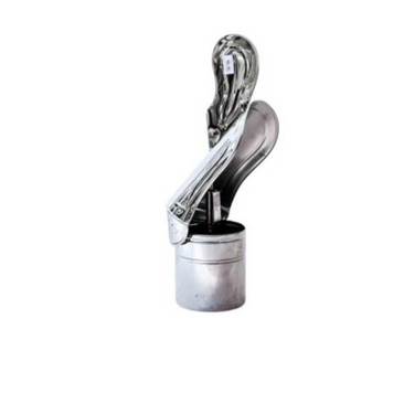 Флюгер димоходу з нержавіючої сталі одностінний, &Oslash;100мм 100-flu-05-304 фото