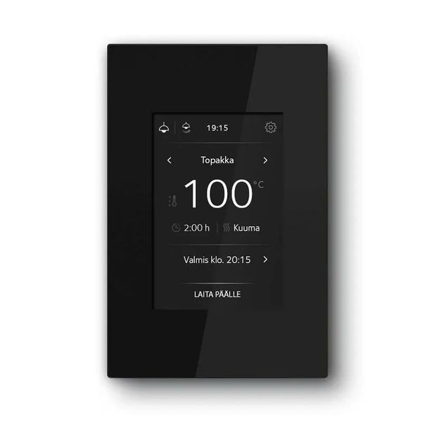 Пульт керування TOUCH SCREEN WiFi чорний + релейний блок (13,6-21 kW) 9_112176 фото