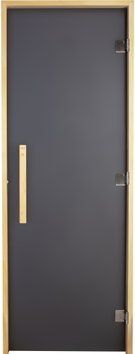 Двері для лазні та сауни Tesli Lux Graphite 2000х800 016255 фото