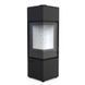 Сталева піч Defro Home QUADROOM LONG QUADROOM Long Black фото 1