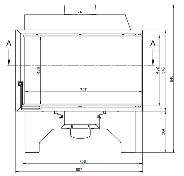 Камінна топка KFD ECO iLUX 90 L/R 55372 фото