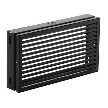 Вентиляційна решітка Darco KRVIN, 220x145 мм, чорна 18010192 фото
