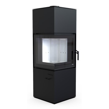 Сталева піч Defro Home QUADROOM QUADROOM Black фото