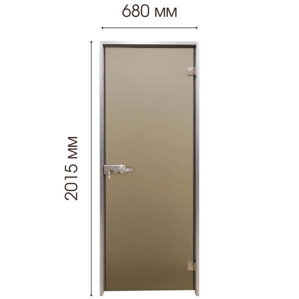 Двері міжкімнатні - Tesli Terra Bronze Sateen 2000х700 013557 фото