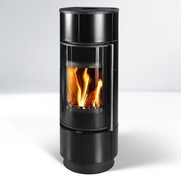 Піч-камін Thorma ATIKA Ceramic EXTRA черный глянцевый F9489651111 фото