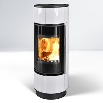 Піч-камін Thorma ATIKA Ceramic EXTRA белый глянцевый F9489652011 фото