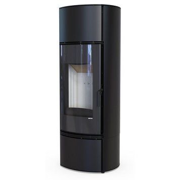 Сталева піч Defro Home ORBIS EXTENTO F Orbis extento f Black фото