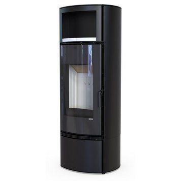 Сталева піч Defro Home ORBIS EXTENTO H Orbis extento h Black фото