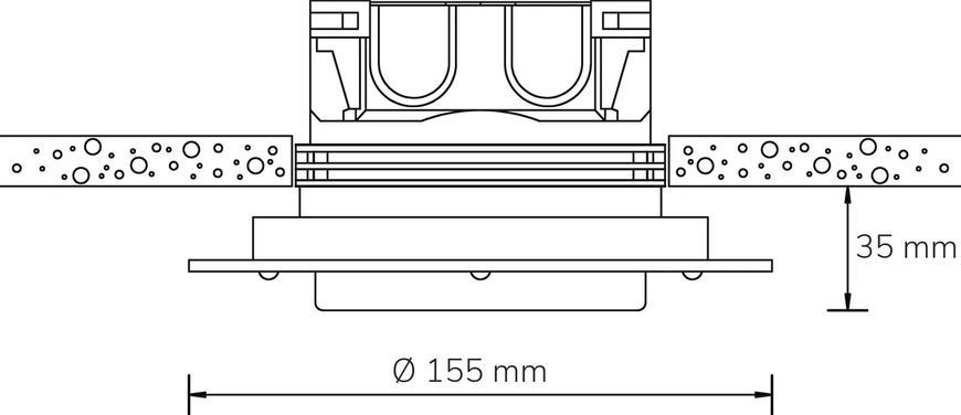 Світильник для хамама Cariitti Kuu Satin IP67 102800 фото