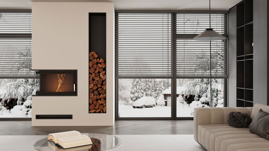 Камінна топка BOKAR 855045 L (17,0 kW) black ceramatex 845045b L фото