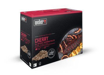 Деревні пелети Weber Cherry (вишня), 8 кг 18293 фото