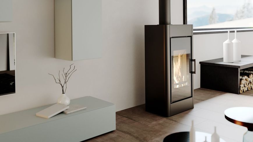 Сталева піч Defro Home SOLUM Solum Black фото