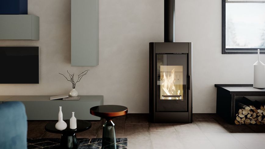 Сталева піч Defro Home SOLUM Solum Black фото