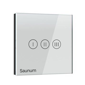 Пульт для клімат-контролю SAUNUM Touch білий 9_112033 фото