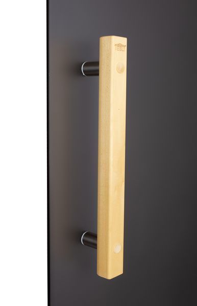 Двері для лазні та сауни Tesli Lux Graphite Sateen 2000х800 016256 фото