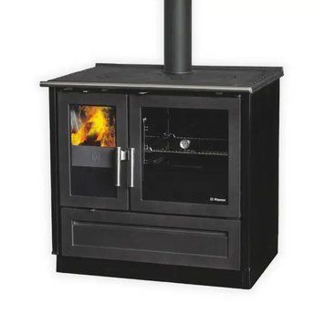 Піч для кухні варильна Plamen 910 Glas (чорна емаль) 910 Glas black фото