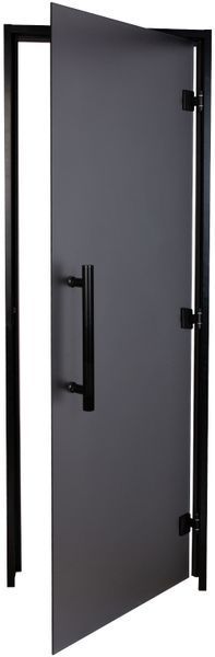 Двері для хамаму Tesli Antalya Black 2000х800 016367 фото
