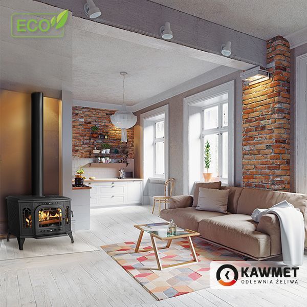 Чавунна піч KAWMET P7 PB (10.5 kW) ECO Kaw-met P7 10.5kW/PB/ECO фото