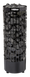 Електрокам'янка Harvia Cilindro PC110E black steel