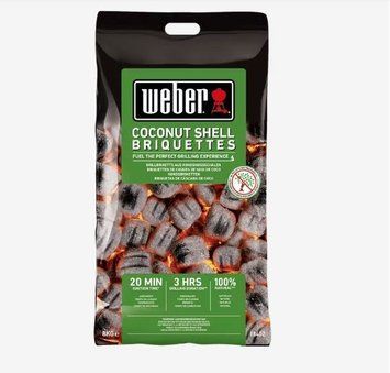 Брикети з кокосової стружки Weber, 8 кг 18402 фото