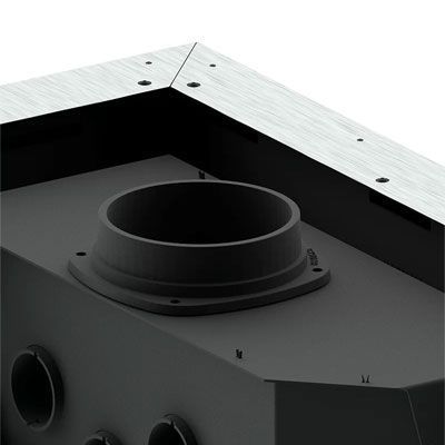 Камінна топка HITZE ALBERO AL11RG.H-D 11 кВт, права з гільйотиною 17240032 фото